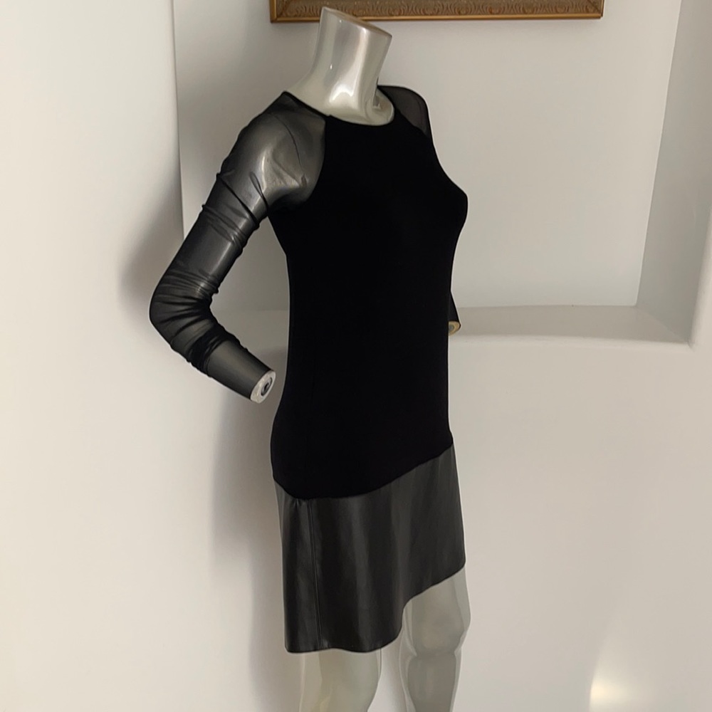 BAILEY-44--DRESS BLACK/FAUX-LEATHER-COMBO SIZE - Picture 3 of 11